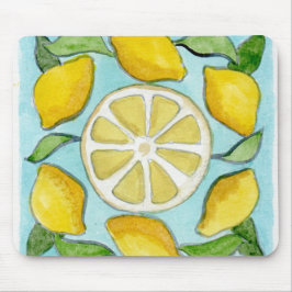Muismat met citroenontwerp