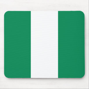 Muismat met de Nigeriaanse vlag