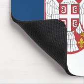 Muismat met de vlag van Servië (Hoek)