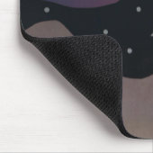 Muismat met Mountain en Night Sky (Hoek)