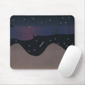 Muismat met Mountain en Night Sky (Met muis)