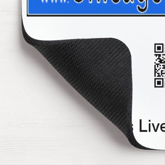 Muismat met QR-code voor agenda (Hoek)