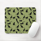 Muismat met speelse katten (Met muis)