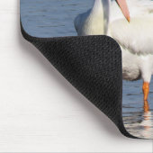 Muismat met twee Funny Pelicans (Hoek)