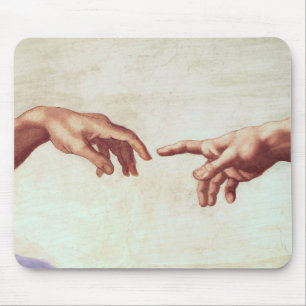 Muismat Michelangelo Hands