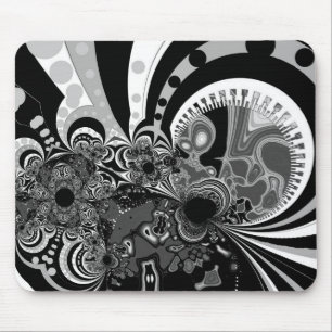 Muismat Modern Kunst Zwart Wit