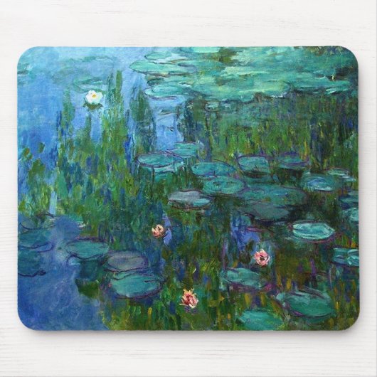 Muismat Monet Nympheas Water Lilies (Voorkant)