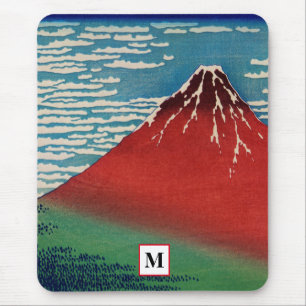 Muismat MT FUJI PRINT JAPANESE CUSTOM INITIAAL
