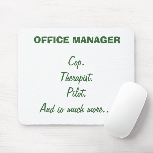 Muismat OFFICE MANAGER (Met muis)