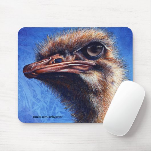 Muismat Ostrich (Met muis)