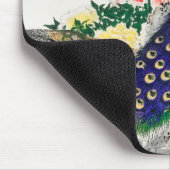 MUISMAT PEACOCK PRINT JAPANS AANGEPASTE INITIAAL (Hoek)