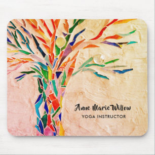 Muismat regenboogboom Yoga-instructeur