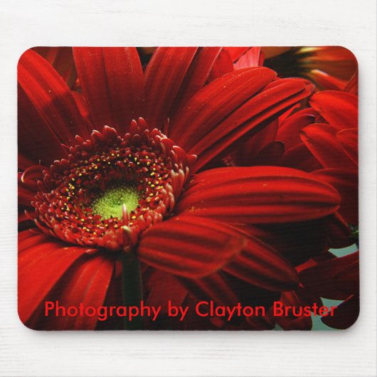 Muismat — Rode Floral (Voorkant)