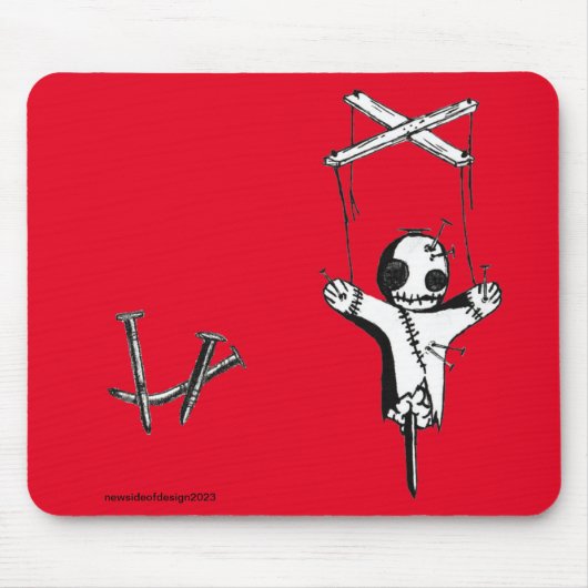 Muismat Rode Witch Doll (Voorkant)