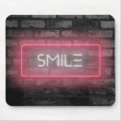 MUISMAT SMILE Pink Neon Sign. (Voorkant)