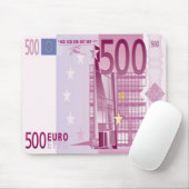 Muismat van 500 Euro Bill (Met muis)