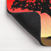 Muismat van Afrikaanse zonsondergang (Hoek)