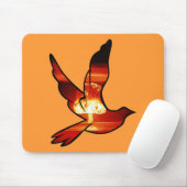 Muismat van Atomic Dove Mushroom Cloud Mousepad (Met muis)
