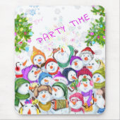 Muismat van Christmas Snowmans (Voorkant)