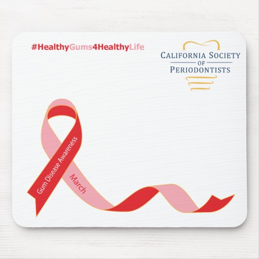 Muismat van de Gom Disease Awareness (Voorkant)