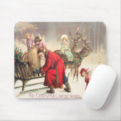 Muismat van de Kerstman en de Engel Kerstmis (Met muis)