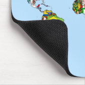 Muismat van de World Flags Map (Hoek)