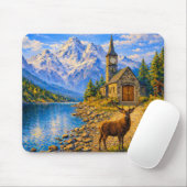 Muismat van Mountain Lake Deer Chapel (Met muis)