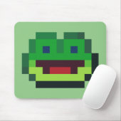 Muismat van Pixel Art Frog (Met muis)
