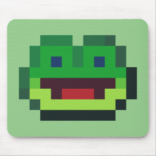 Muismat van Pixel Art Frog