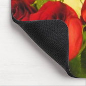 Muismat van rode rozen (Hoek)