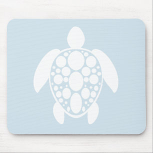 Muismat van schildpadden - wit