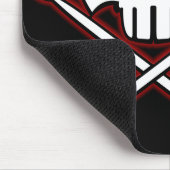 Muismat van zware metalen Mousepad Rock & Roll Dru (Hoek)