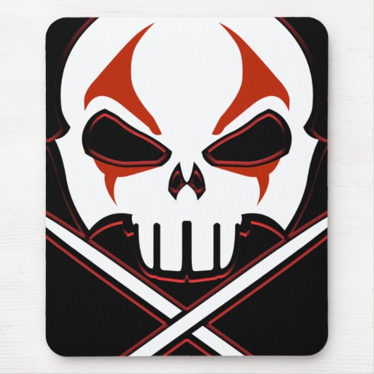 Muismat van zware metalen Mousepad Rock & Roll Dru (Voorkant)