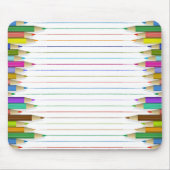 Muismat - Verkleurde potloodlijnen (Voorkant)