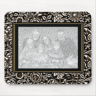 Muismat Vintage "VOEG Uw Foto Toe" Sierlijk Frame