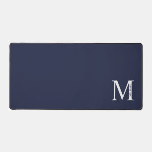Muismat voor persoonlijk monogram en naam bureaumat