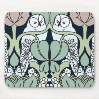Muismat Voysey Art Nouveau Owl Nest Pattern