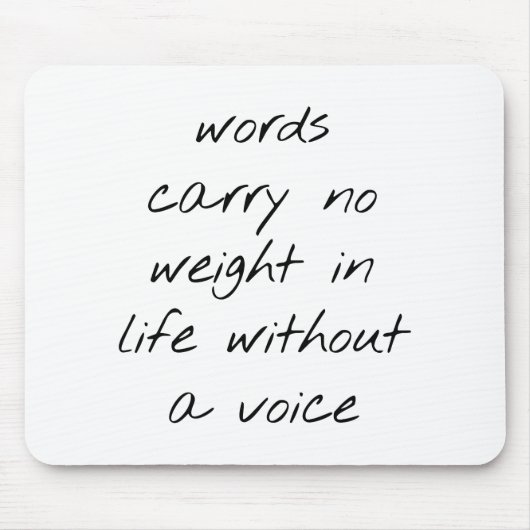 Muismat zonder stem (Voorkant)