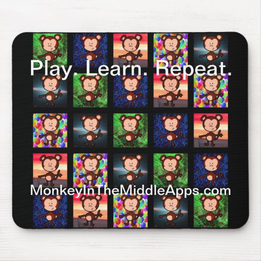 Muismat zwart (Voorkant)