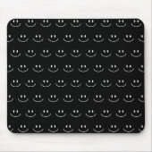 Muismat zwart-wit Smile Pattern (Voorkant)