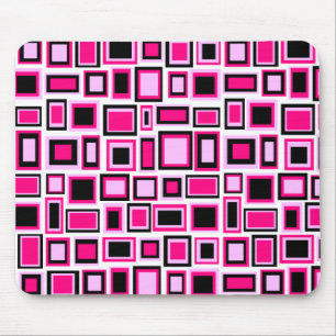 Muismatje abstract vierkant patroon muismat