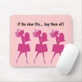 Muismatten van roze meisje (Met muis)