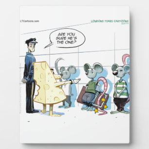 Muismisdaden door Rick London Funny Fotoplaat