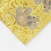 Muisnest Fleece Deken (Hoek)