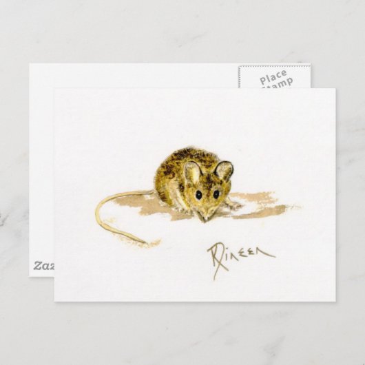 Muispostkaart Briefkaart (Voorkant / Achterkant)