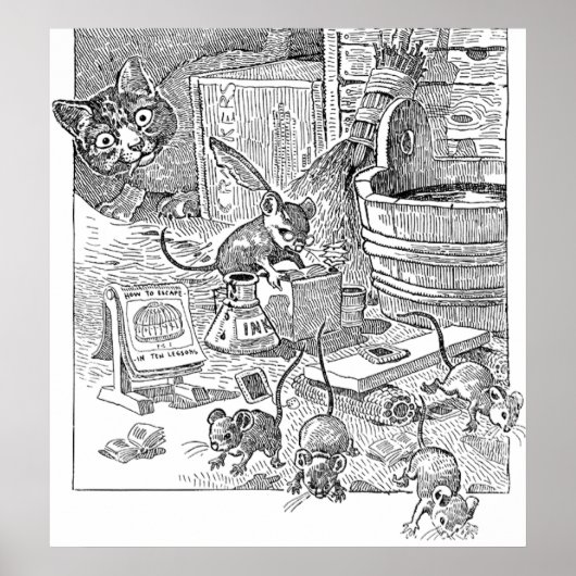 Muisschool Poster (Voorkant)