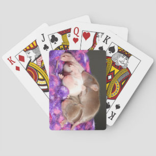Muisspelkaarten: 3 Baby Muizen Pokerkaarten
