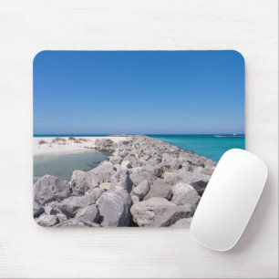 Muisvloer midden Shell Island Jetty Muismat