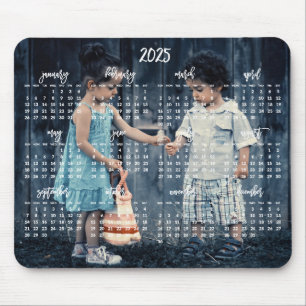 Muisvloerkleed met foto-agenda 2025 muismat