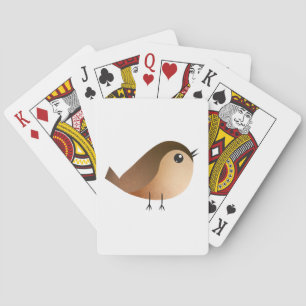 Muisvogel Cartoon Pokerkaarten